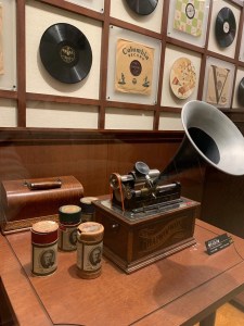 Wax-piped gramophone from America, 19th centuryuseum