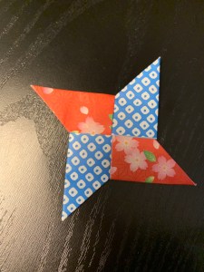 Origami I got as a token from the Matsumoto Timepiece Museum