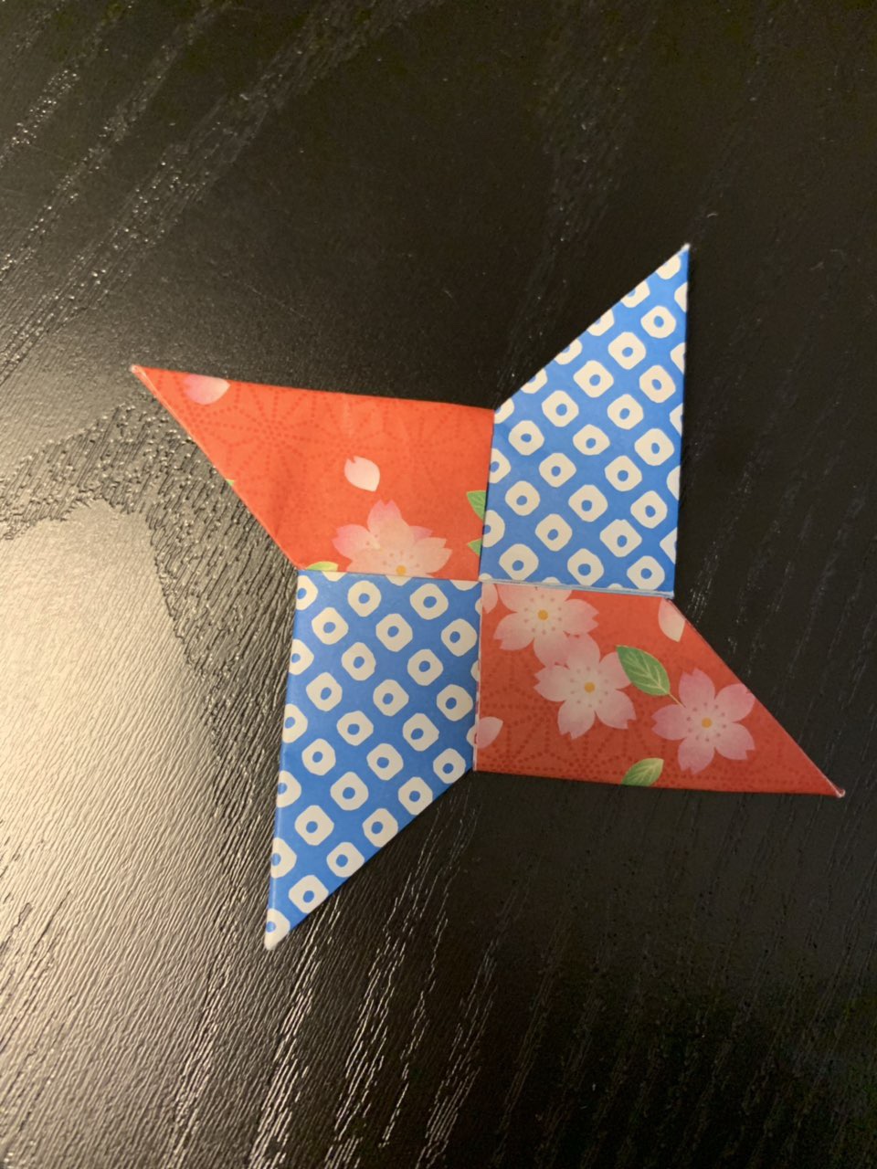 Origami I got as a token from the Matsumoto Timepiece Museum