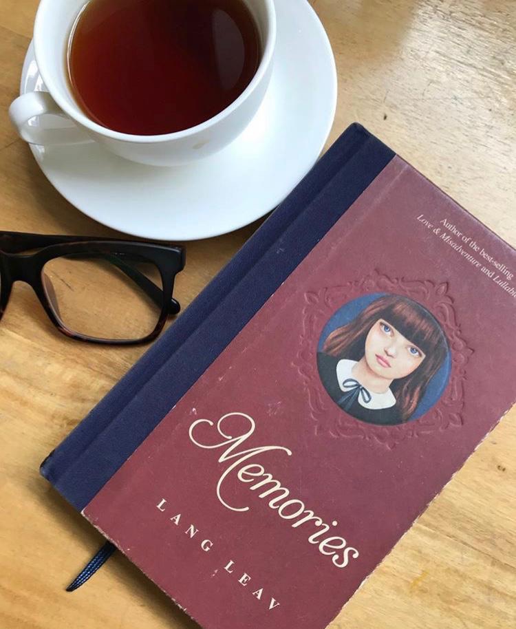 A good book and hot drink for a rainy day