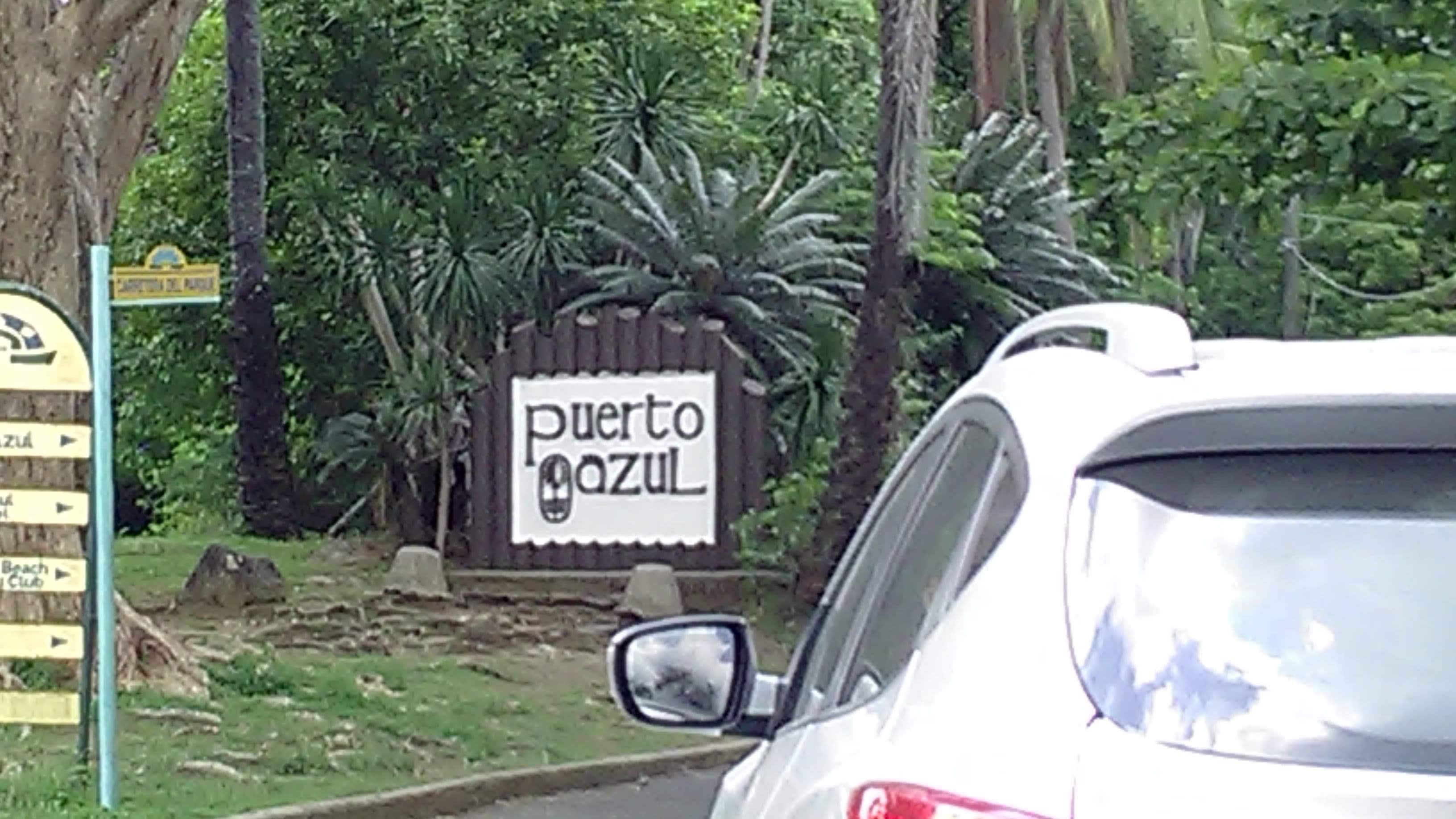 Entrance to Puerto Azul