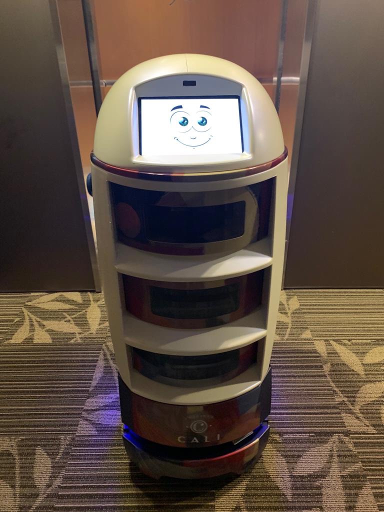 Cobie the food butler