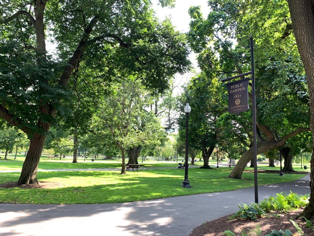 Boston Public Garden entrance