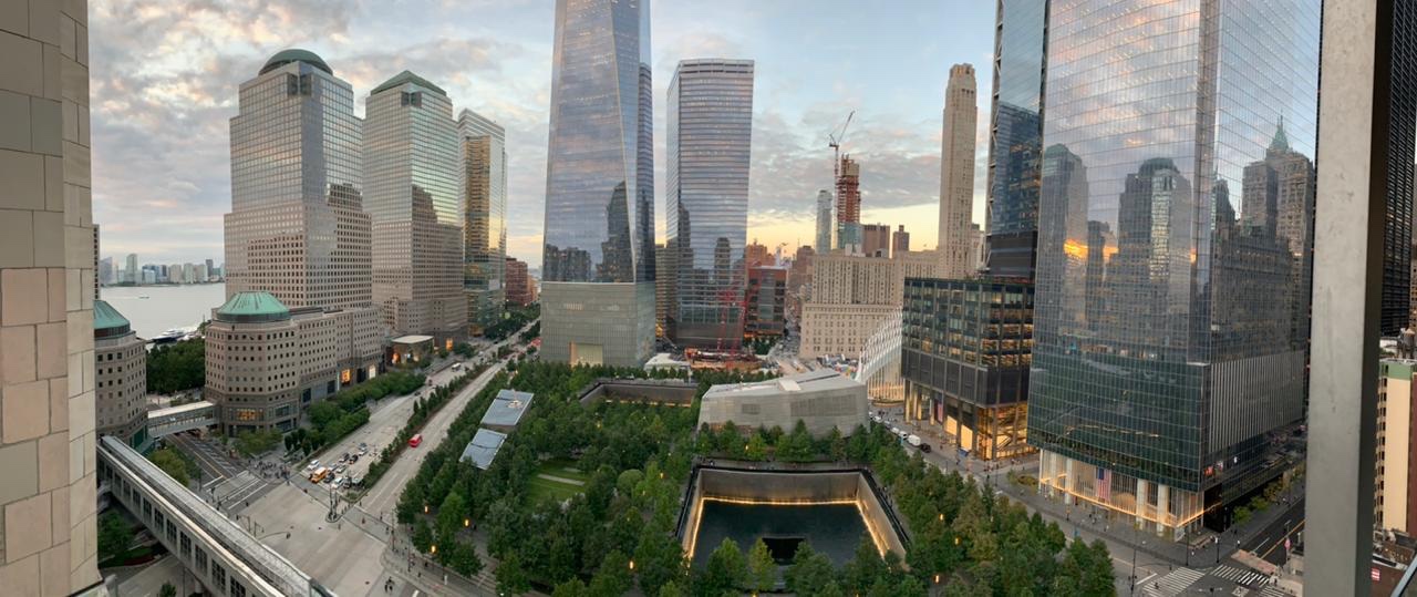 View from the World Center Hotel